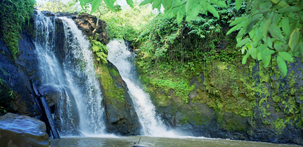 Natural waterfall in Banlung city